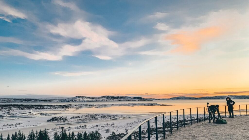 Iceland in the winter