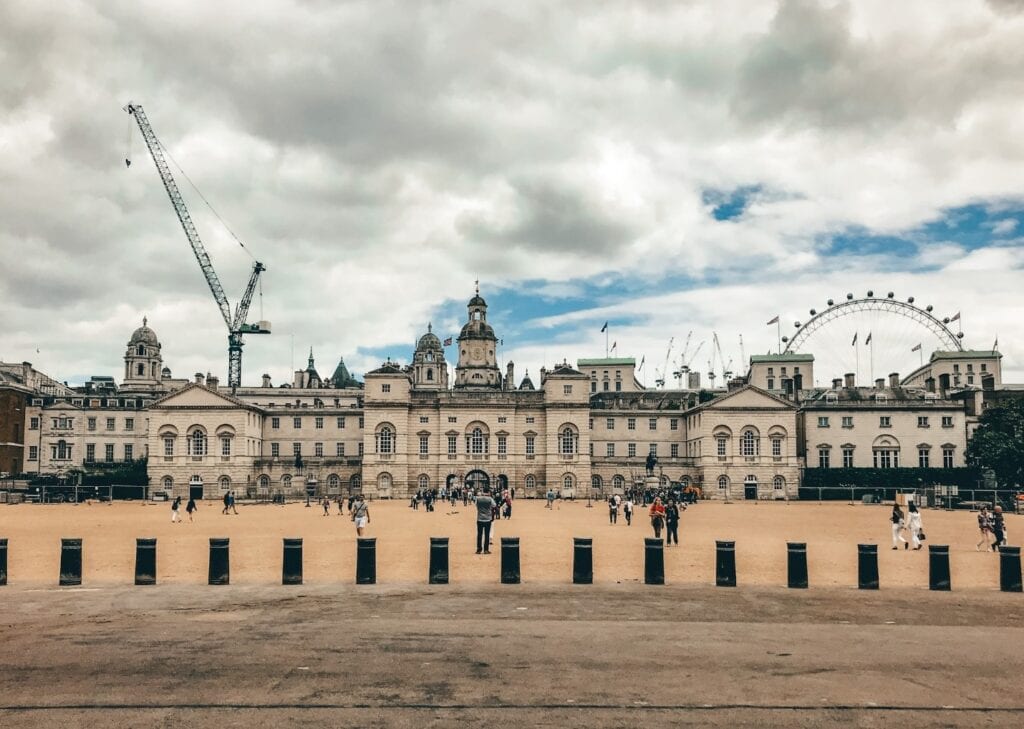 View of london england with london eye