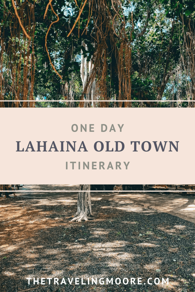 One day lahaina old town itinerary