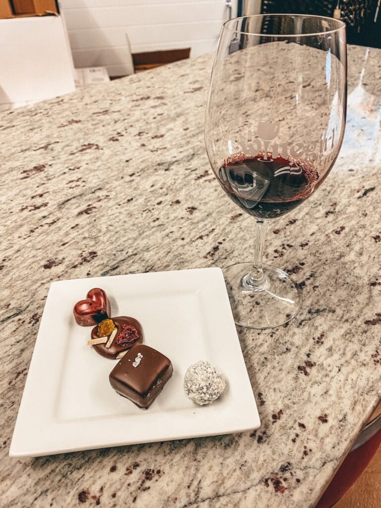 Chelan Red Wine and Chocolate