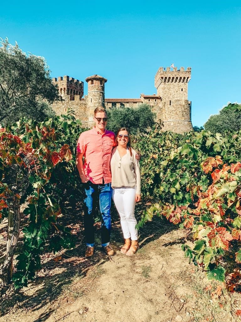 Couple in Napa Valley