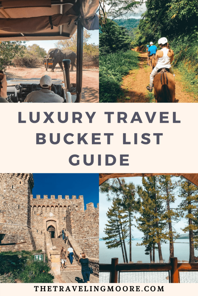 Luxury Travel Bucket List Guide
