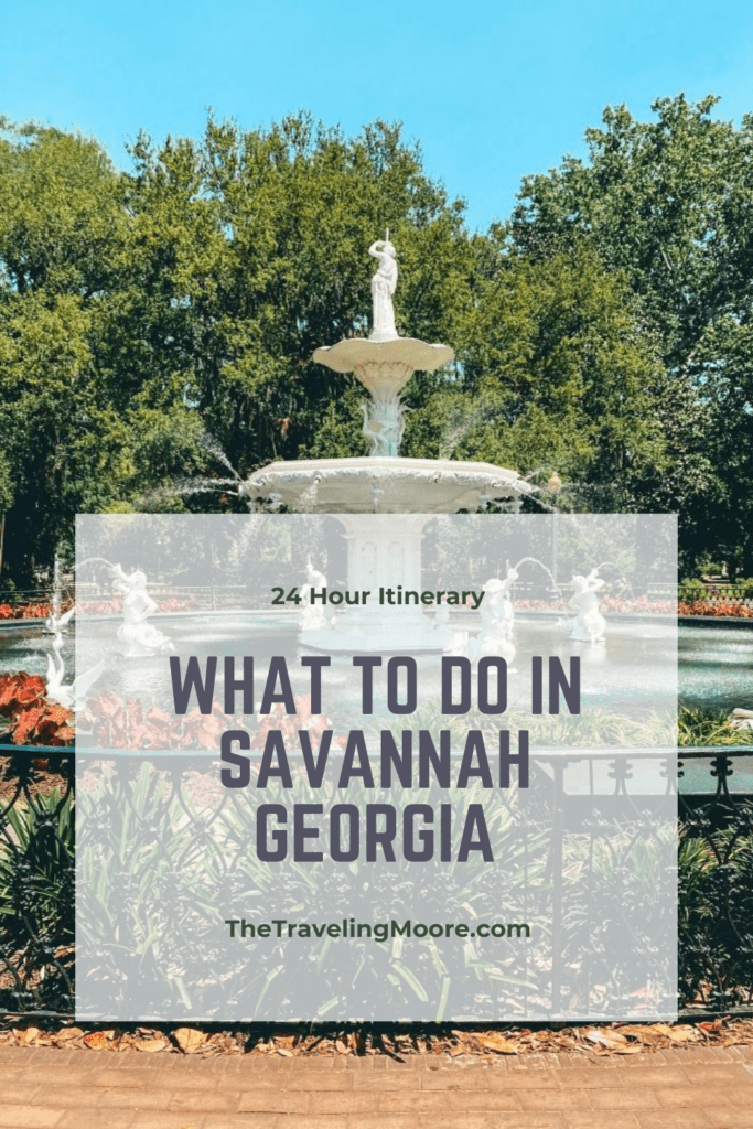 What to do in Savannah Georgia