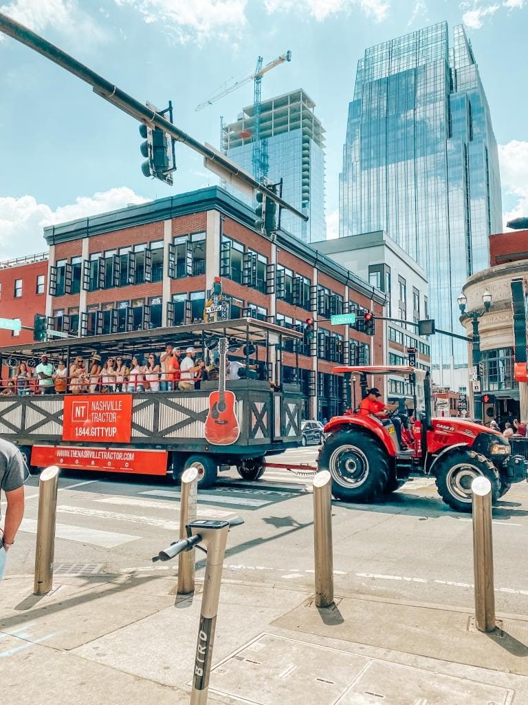 Nashville Tractor Tour Bar on Wheels