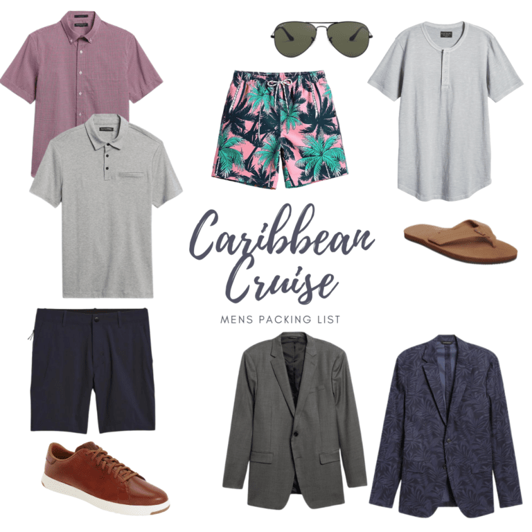 Caribbean Cruise Outfits For Men & Detailed Packing List