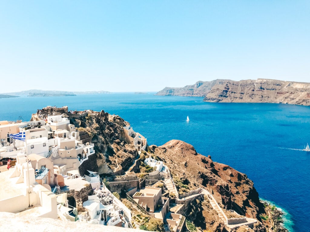 santorini greece view