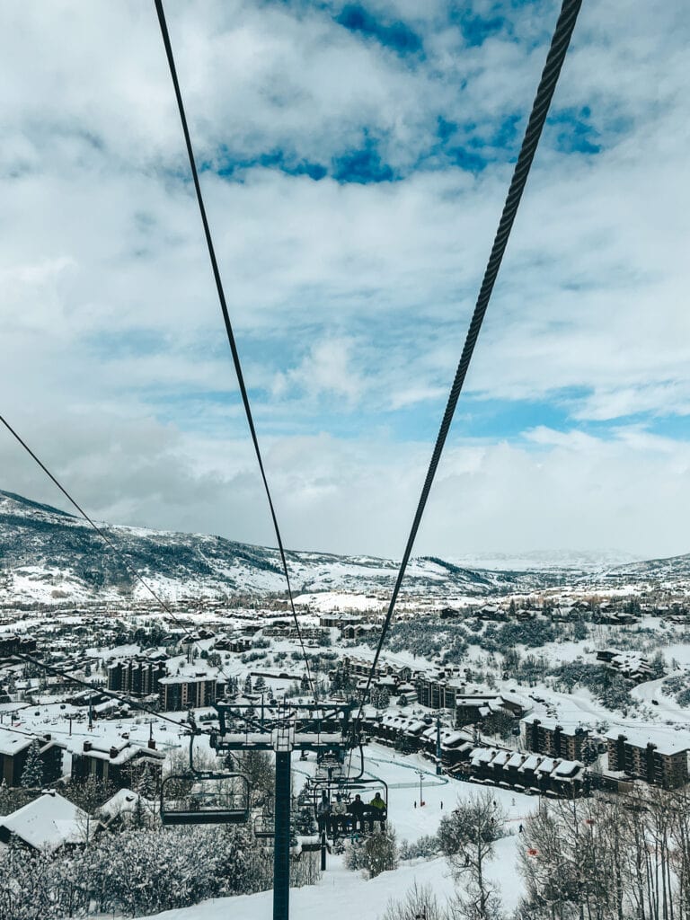 Steamboat Springs Colorado chair lift