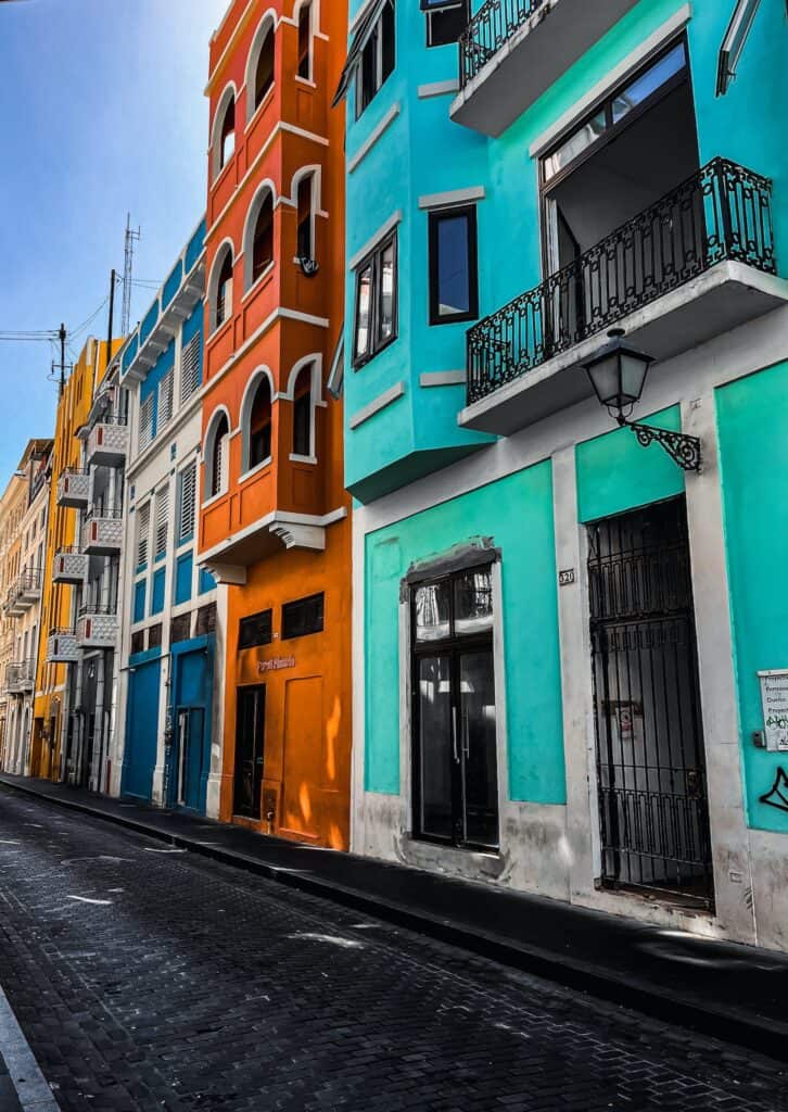 Colorful Buildings in San Juan, Puerto Rico