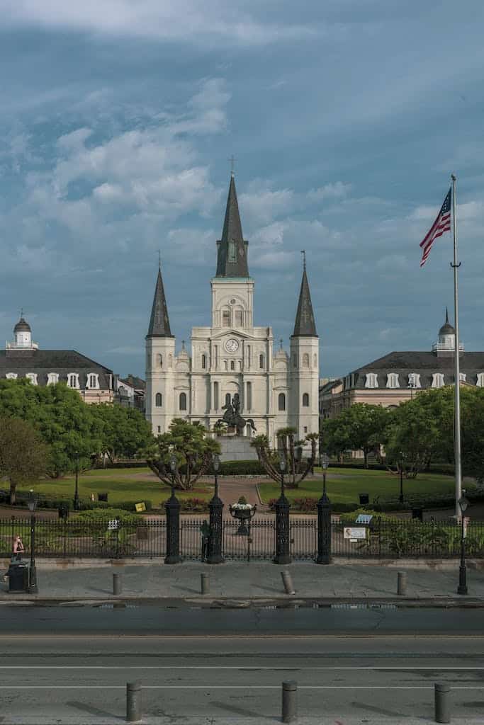 The St Louis Cathedral in Louisiana