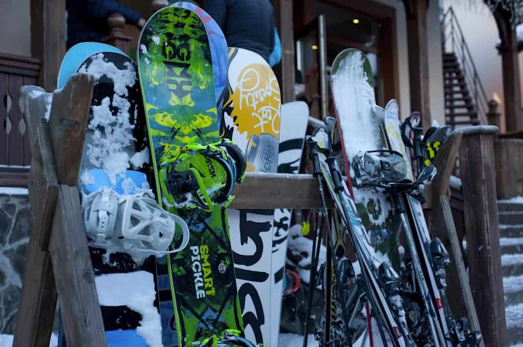 Assorted-color Snowboards