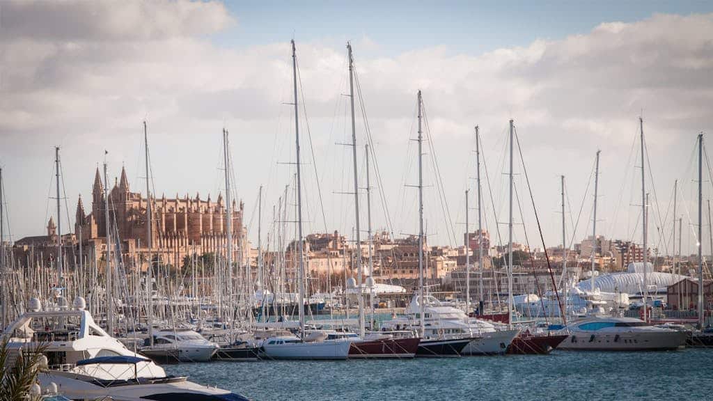 Yachts Docked at Pier