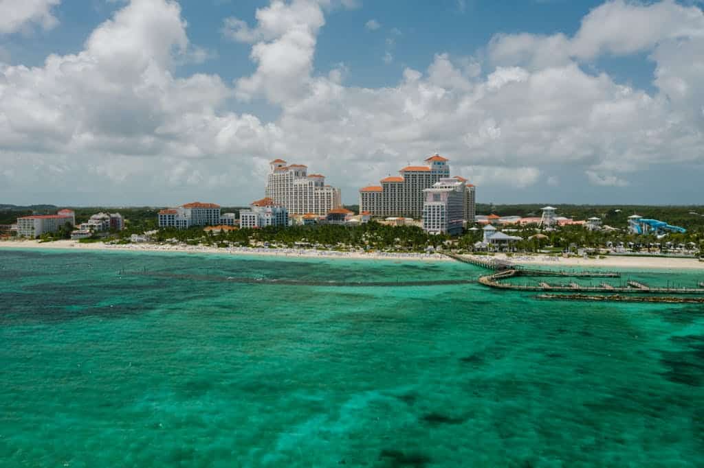 Aerial View of Baha Mar Recreational Part of the Nassau Coast